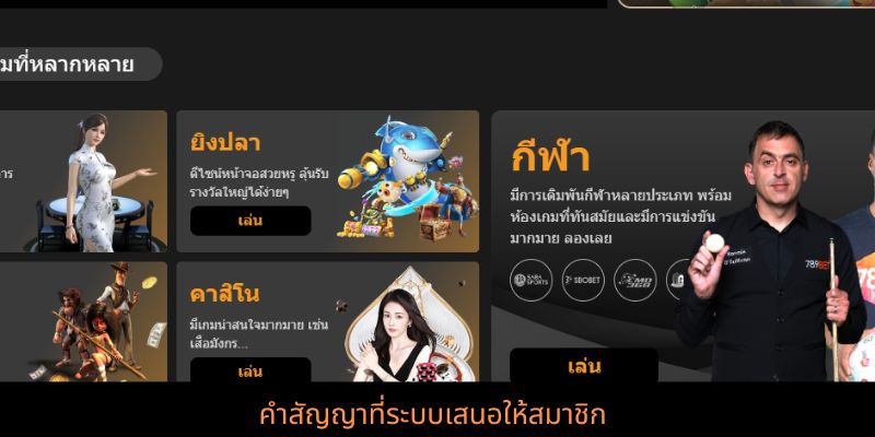 คำสัญญาที่ระบบเสนอให้สมาชิก